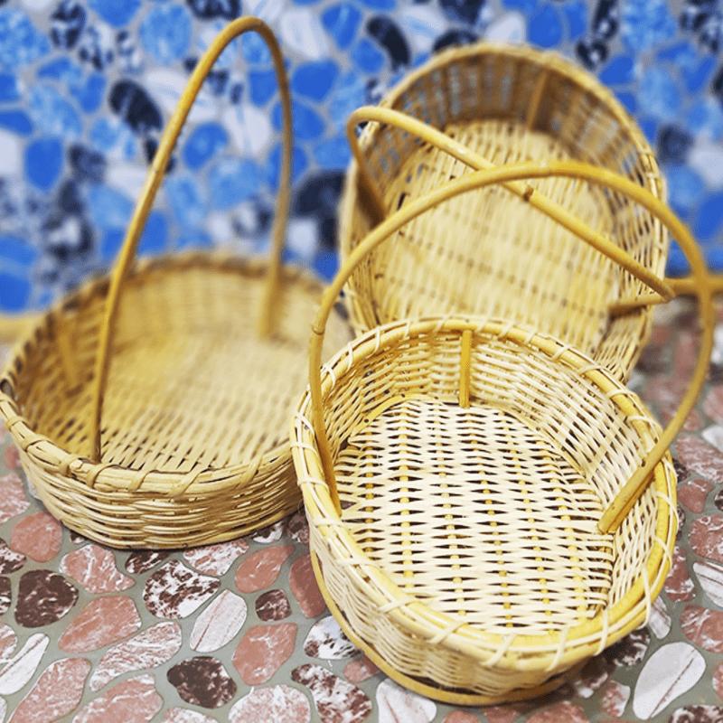 Assortment of baskets available at Waseeh