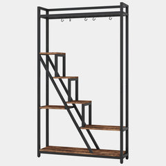 Velior 7-Tier Organizer Rack with 5 S-Hooks