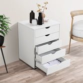 Horshod Storage Cabinet Drawer Dresser Side Trolley Table