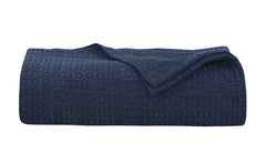 Waffles Terry Cotton Thermal Blanket