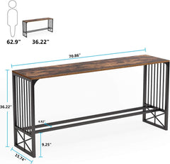Tekavo Narrow Hallway Table Entryway Media Living Lounge Console Table