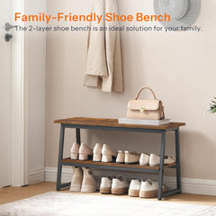 Hoobro Entryway Bench Shoe Storage Rack