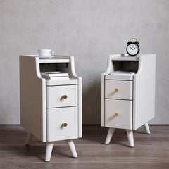 Titizera Nightstand Wooden Side Table