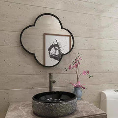 Orida Four Leaf Clover Shape Decorative Wall Mirror Decor