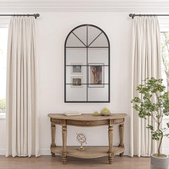 Smithin Mounted Hanging Arched Window Frame Home Decor Mirror