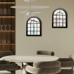 Zexu Arched Window Bedroom Living Lounge Wall Mirror