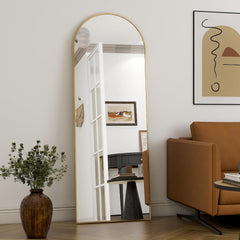 Ritpure Arched Standing Modern Leaning Mirror