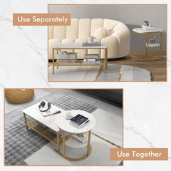 Lunave Nesting Coffee Table (Set of 2)
