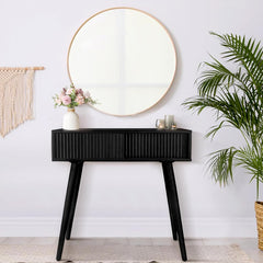 Rattan Entryway Vanity Console Tables