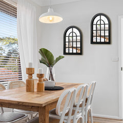 Zexu Arched Window Bedroom Living Lounge Wall Mirror