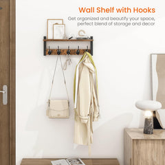 Homode Bathroom Bedroom Entryway Hanging Shelve