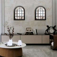 Zexu Arched Window Bedroom Living Lounge Wall Mirror