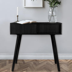 Rattan Entryway Vanity Console Tables