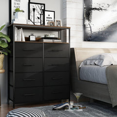 Armove Dresser Bedroom Lounge Living Room Cloth Fabrics Storage Table Rack