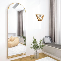 Ritpure Arched Standing Modern Leaning Mirror
