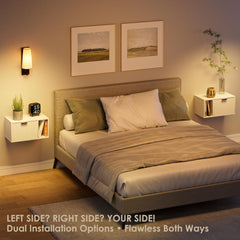 Masupu Living Lounge Bedroom Drawer Floating Shelve