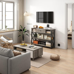 Mexin Industrial Hallway Entryway Media Living Lounge Console Table