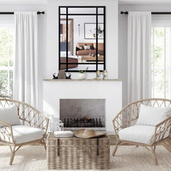 Qijun Farmhouse Bedroom Hallway Accent Wall Decor