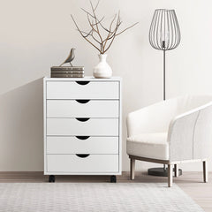 Horshod Storage Cabinet Drawer Dresser Side Trolley Table