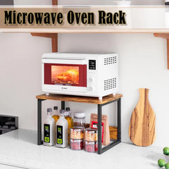 Tinieola Microwave Spice Organizer Utensils Standard Bakers Rack