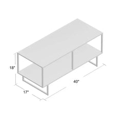 Opalizora Coffee Storage Snack Serving Center Table