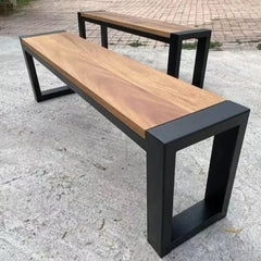 Novelra Wood Lawn Outdoor Indoor Bench