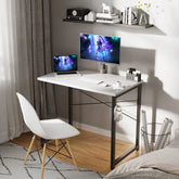 Djellona Metal Base Home Office Writing Working Desk