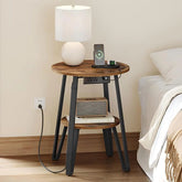 Hansora Sofa Bedside Charging End Side Table