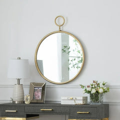 Benjara Hallway Entryway Living Bathroom Bedroom Wall Mirror Decor