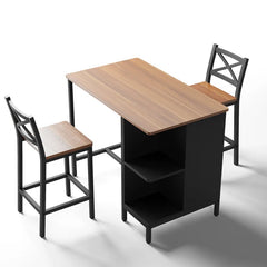 Grovey Counter Height Dining Room Open Kitchen Chair Table Set