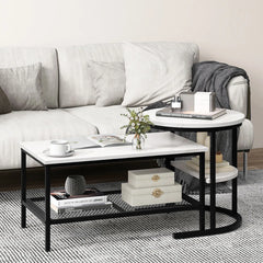 Javarrius Living Lounge Nesting Coffee Center Table