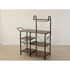 Kolata Kitchen Rolling Spice Oven Utensils Cup Coffee Organizer Rack