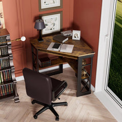 Lambrecht Corner Home Office Space Saving Writing Desk