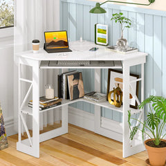 Lambrecht Corner Home Office Space Saving Writing Desk