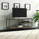Latwana Iron TV LED Stand Lounge Console Table