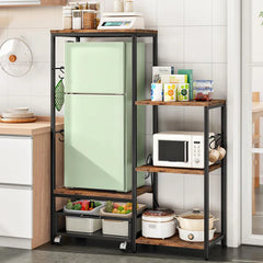 Tomer Microwave Oven Stand Kitchen Bakers Spice Organizer Rack