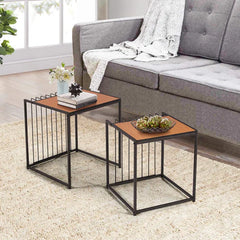 Urcha Living Lounge Center Coffee Serving Sofa Side Nesting Tables