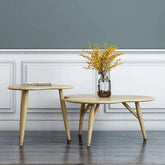 The Petal Living Lounge Center Coffee Serving Nesting Tables