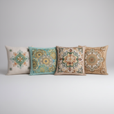 Velmora Bedroom Drawingroom Sofa Cushion Covers (Pack of 4)