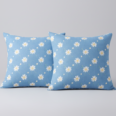 Mireth Bedroom Drawingroom Sofa Cushion Covers (Pack of 2)