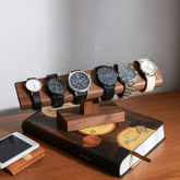 Zitora Men Women Jewllery Watch Holder Stand (Solid Wood)