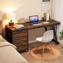 Syasia Home Writing Desk Office Workstation Drawer Table
