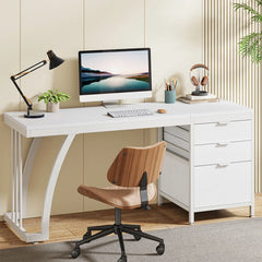 Syasia Home Writing Desk Office Workstation Drawer Table