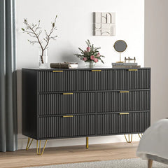 Vilinda Dresser Drawer Storage Organizer Decor Console Table