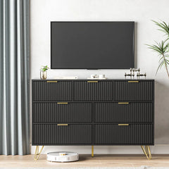 Vilinda Dresser Drawer Storage Organizer Decor Console Table