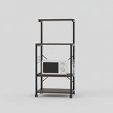 Bipartite Oven Spice Cutlery Storage Organizer Kitchen Bakers Rack - waseeh.com