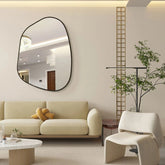 Banheiro Irregular Wall Mounted Hanging Bath Bedroom Hallway Mirror Decor - waseeh.com