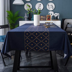 Classy Printed Duck Cotton Table Cover