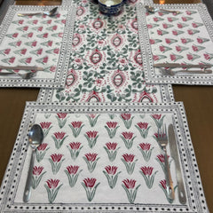 Royal Darbar Elegance Table Runner with Mats