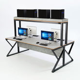 Clustory 4-seat Home Office Work Station Desk Table